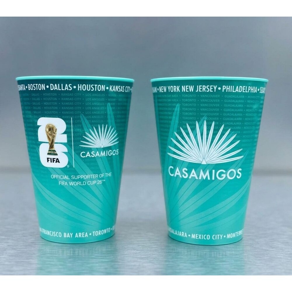 Official Casamigos World Cup FIFA 2026 Drinking Cup - Set of TWO!